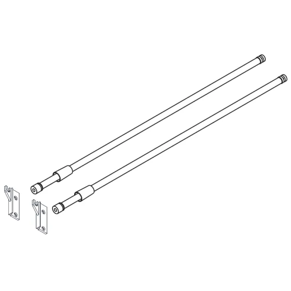 Paaukštinimas šoninis stalčiui METALBOX L450mm, balta