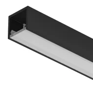 Profilis LED išor. 2102 alium. L3000x11 juoda