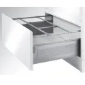 Side rail for drawer METALBOX L500mm gray