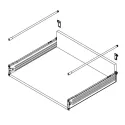 Paaukštinimas šoninis stalčiui METALBOX L500mm, pilka