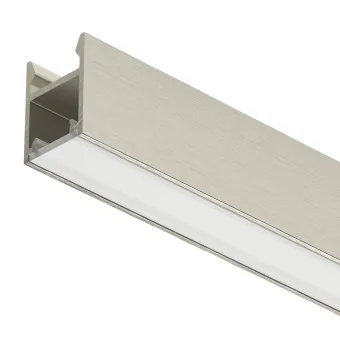 Profilis LED išorinis 2103 aliuminis L3000mm, nerūdijančio plieno spalva