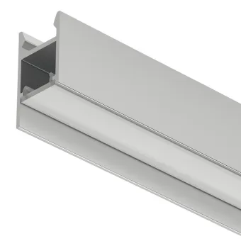 Profilis LED išorinis 2104 aliuminis L3000mm, matinis chromas