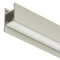 Profilis LED išorinis 2104 aliuminis L3000mm, nerūdijančio plieno spalva