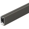 Vamzdis stačiakampis su LED filtru ir apsauga, 34x18mm, DressCode L1200mm, antracitas