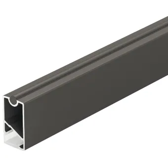 Wardrobe rail, Häfele Dresscode profile 5104 for LED strip lights 8mm