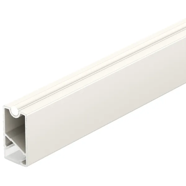 Vamzdis stačiakampis su LED filtru ir apsauga, 34x18mm, DressCode L2500mm, baltas