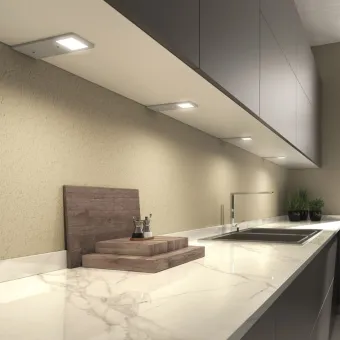Architectural LED POLAR for under cabinet 24V/5W black natural white 3900K