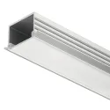 Profilis LED juostai įfrezuojamas PF3 L2500mm, aliuminis