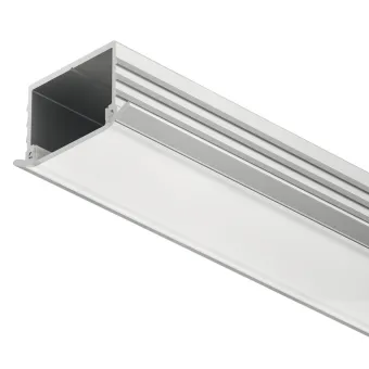 Profilis LED juostai įfrezuojamas PF3 L2500mm, aliuminis