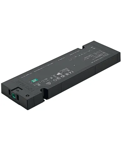 Driver Loox5, 24V, 40W, 1xsocket box-to-box 2-pin, constant voltage, black