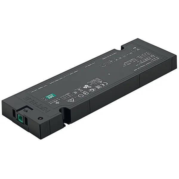 Driver Loox5, 24V, 40W, 1xsocket box-to-box 2-pin, constant voltage, black