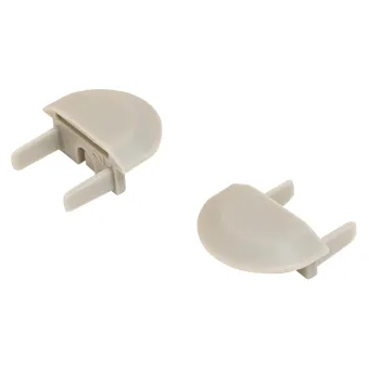 Dangteliai galiniai LED profiliui PF4 plastikinis
