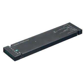 Driver Loox5, 24V, 90W, 6xsockets 2-pin, with socket for switch, black