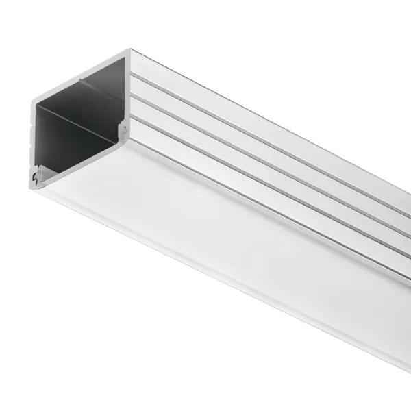 Profilis LED juostai išorinis PI3 L2500mm, su uždengimu