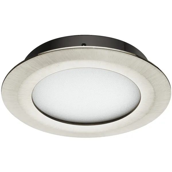 Šviestuvas LED1111 12V 3W šilta balta šviesa 2700K nerūdijančio plieno spalva