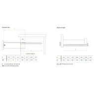 Stalčių šonai METALBOX L450 H53 baltaRAL9010 FGV