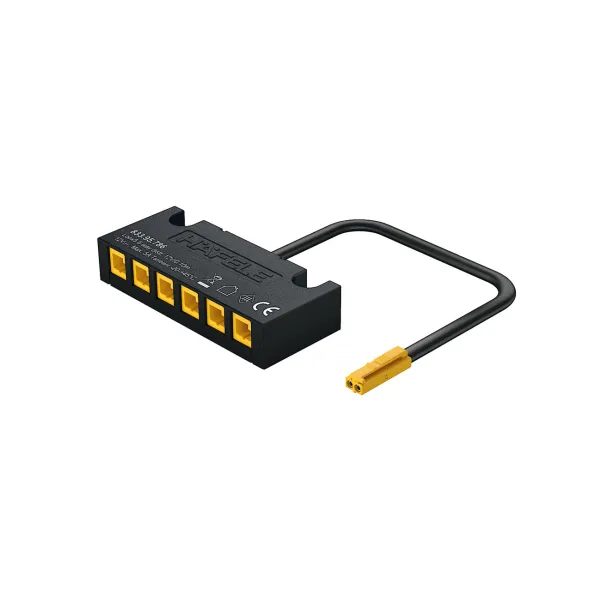 6-way distributor, Häfele Loox5 12V without switching function 2-pin (monochrome or multi-white 2-wire technology)