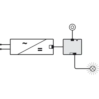 2-way distributor, Häfele Loox5 12V without switching function