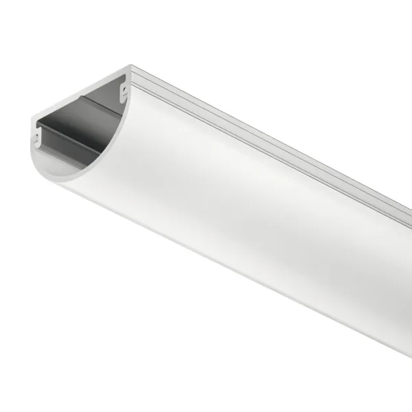 Profilis stalčiui išorinis LED juostai L2500mm, aliuminis