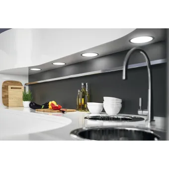 Šviestuvas LED3022 24V 4,8W matinis chromas, natūrali balta šviesa 4000K