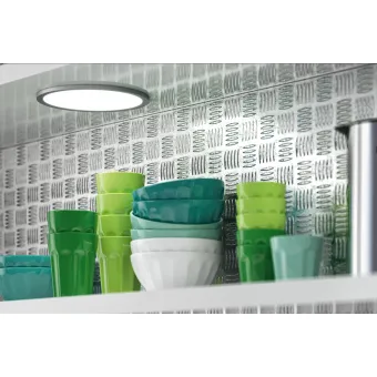 Šviestuvas LED3023 24V 4,8W matinis chromas, natūrali balta šviesa 4000K