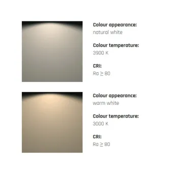 LED luminaire for under cabinet VEGA 24V/5W aluminum warm white 3000K
