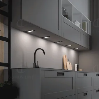 Šviestuvas VEGA 24V/5W juoda natūrali balta šviesa 3900K