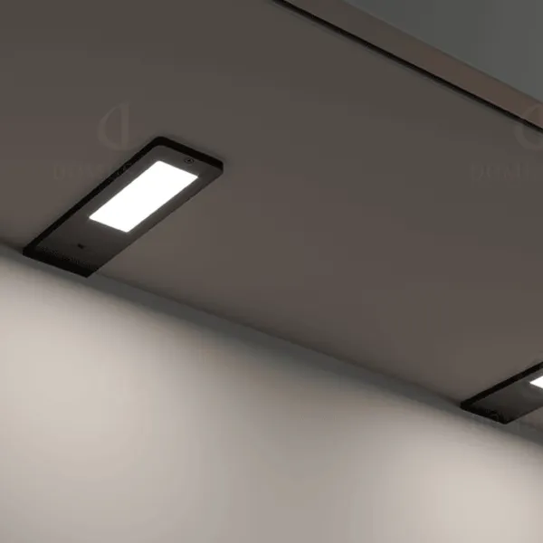 LED luminaire for under cabinet VEGA 24V/5W black natural white 3900K