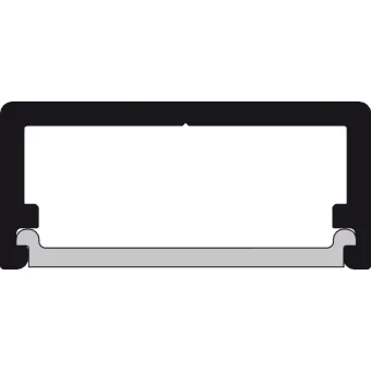 Diffuser, for Häfele Loox aluminium profiles with 16mm internal dimension