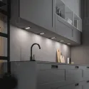 LED luminaire for under cabinet VEGA 24V/5W black warm white 3000K