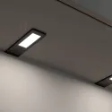 LED luminaire for under cabinet VEGA 24V/5W black warm white 3000K