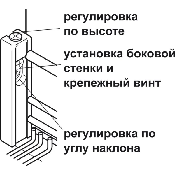 Krepšys Cooking Agent P300mm, pilno ištraukimo SF pilka