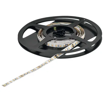 Juosta LED3045 Loox5, L5000mm, 8mm, 24V, 9,6W/m, labai šilta balta šviesa 2700K