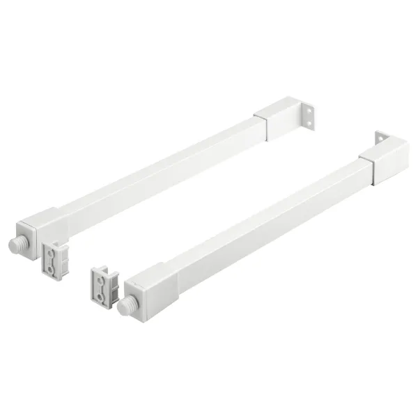 Kvadratinių kartelių komplektas Matrix Box Slim A, L270mm, balta
