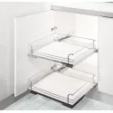 Spacer bar, for internal drawer box with railing