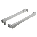 Kvadratinių kartelių komplektas Matrix Box Slim A, L300mm, pilka