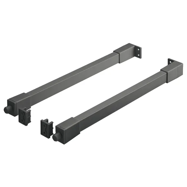 Kvadratinių kartelių komplektas Matrix Box Slim A, L450mm, antracitas