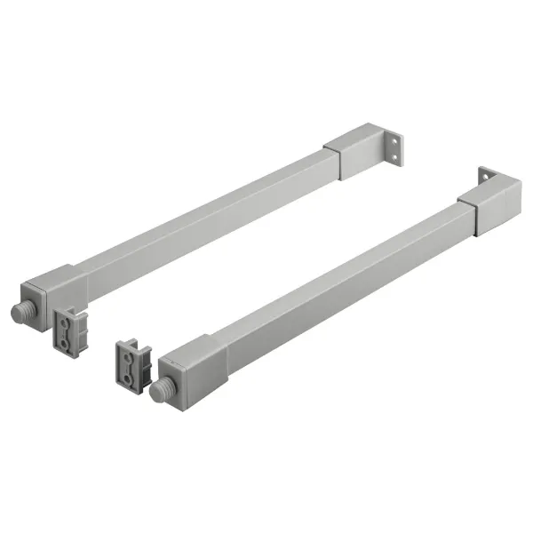 Kvadratinių kartelių komplektas Matrix Box Slim A, L500mm, pilka