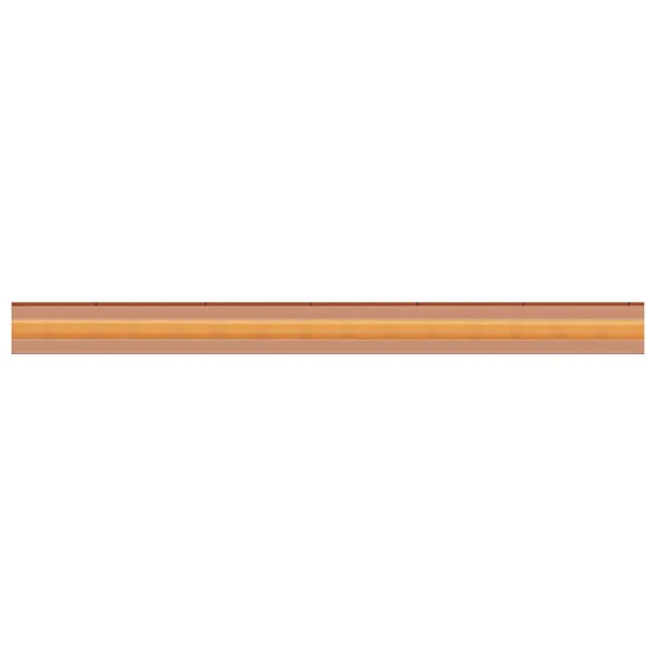 COB LED strip light LED3104 Loox5, 24V, 8mm, monochrome, 9.6W/m, warm white 3000K, 5m