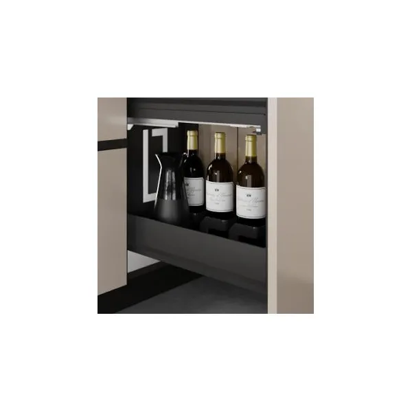 Bottle dividers (4 pcs) for Ikona pull out Cargo basket, anthracite