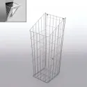 Laundry basket, for installation behind fronts, W300mm, white
