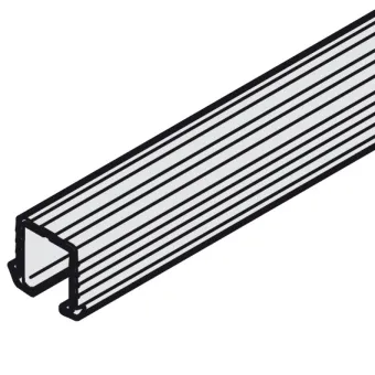 Profilis viršutinis įfrezuojamas Slido F-Line21 L3500mm, aliuminis