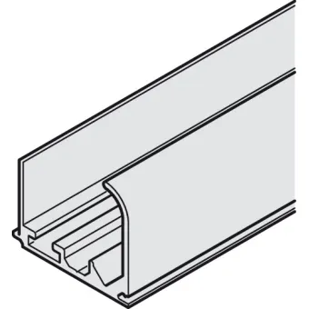Bėgelis viršutinis Slido F-Line31 L2500mm, aliuminis anoduotas