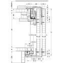 Sliding door fitting, Slido F-Line42 50A up to 4 doors, set