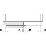 SDS Slido F-Line42 50A med.3d. šveln.užd.2k H