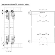 Profilis L2500 baltas