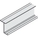 Double running track, Top, for screw fixing
