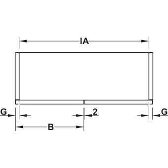 SDS Slido F-Fold61 25A medinėms 2 durims su standartiniais lankstais, dešinė