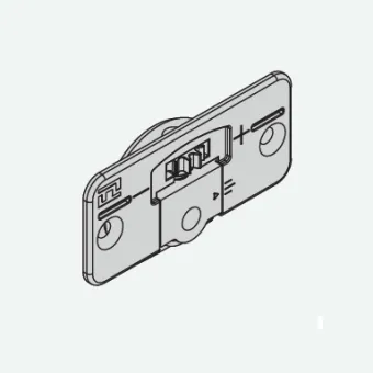 Sliding door fitting, bottom, adjustable