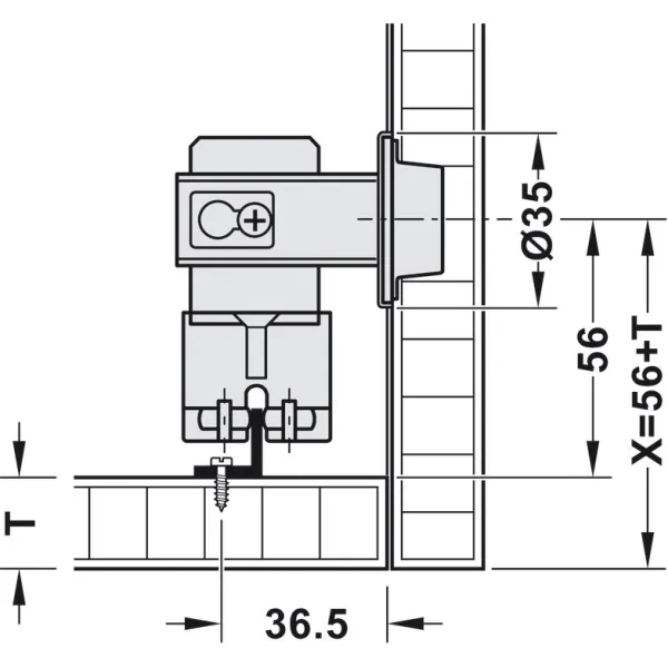 SDS Slido F-Fold61 50A med.2d stand.lank. L